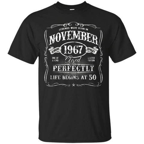 Legends Were Born In November 1967 T-shirt 50th Birthday