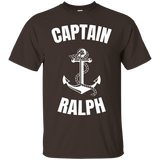 Captain Ralph T-shirt Personalized Boat Captain Shirt_black=