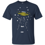 Mythical Alien Flying Saucer TShirt Evidence Paranormal_Black
