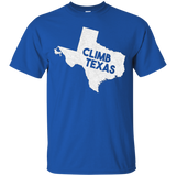 Rock Climbing Texas, Perfect for Climber T-shirt_Black