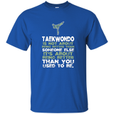 Taekwondo shirt - TAEKWONDO NOT TO BETTER THAN SOMEONE_Black