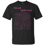 Think Pink Together Breast Cancer Support Tshirt_black=