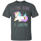 L Love Being A Grandma T-shirt - Funny Unicorn Grandma Tee