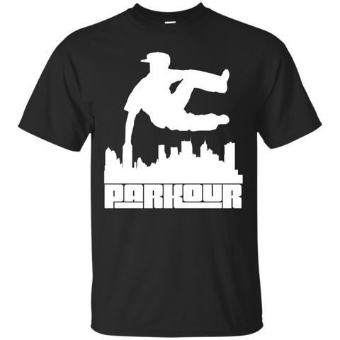 Parkour T-Shirt Parkour T Shirt Free Running Tee_Black
