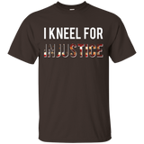 I Kneel For Injustice American National Anthem Protest Tee_black=