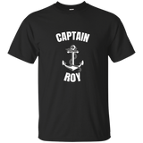 Captain Roy T-shirt Personalized Boat Captain Shirt_black=