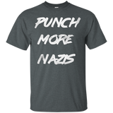 Punch More Nazis T-Shirt Mens & Womens Sizes_Black
