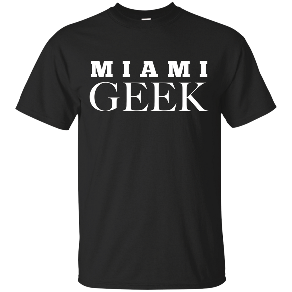 Miami Geek Tshirt_Black