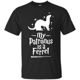 My Patronus is a Ferret Shirt_Black