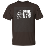 Coffee A Hug In A Cup Black Coffee Mug T-shirt For Men Women_dark=