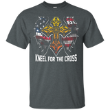 Stand For The Flag Kneel For The Cross T Shirt_black=