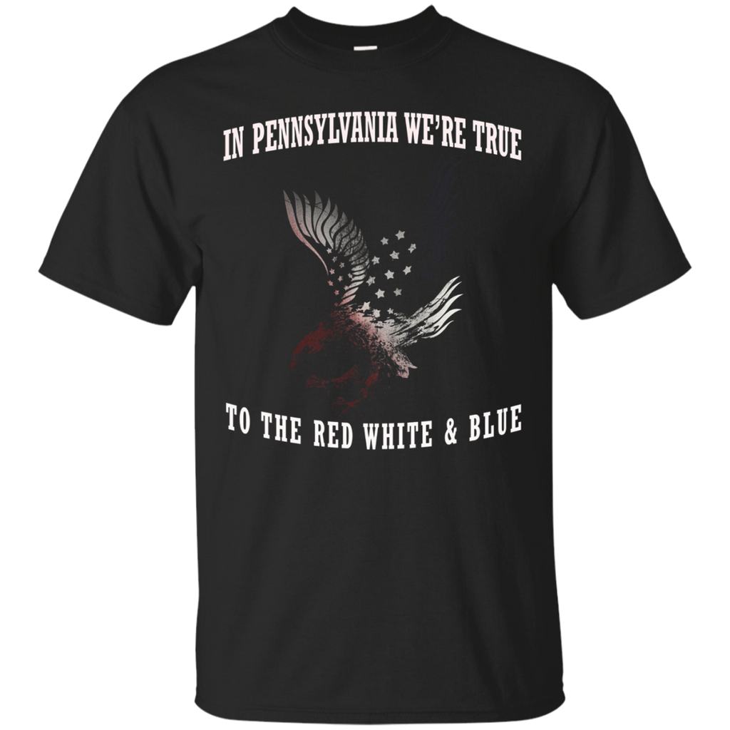 Patriotic Eagle American Shirt Pennsylvania Tshirt USA Pride_Black