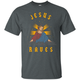 Jesus Raves T-shirt - Cool Christian Dance Party Dj
