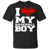 Cute I Love My Baseball Ball Boy - Funny T-shirt_black