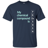 Percussion Band Geek T-Shirt My chemical compound is tee_Navy