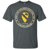 1st Cavalry Division Veteran - Gray Hair Tshirt_black=