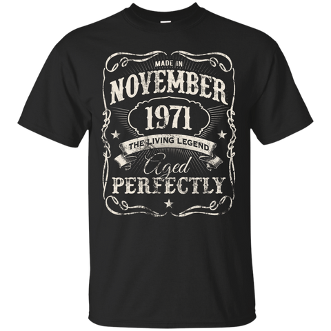 Legends Were Born In November 1971 Shirt 46th Birthday Gift