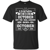 Legends Are Born On October 04 T Shirt October Birthday Gift