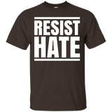 Resist Hate Political Protest Anti Racism Equality T-Shirt_Black