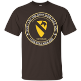 1st Cavalry Division Veteran - Gray Hair Tshirt_black=