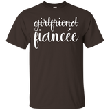 Women's Girlfriend Fiancee T shirt_Black