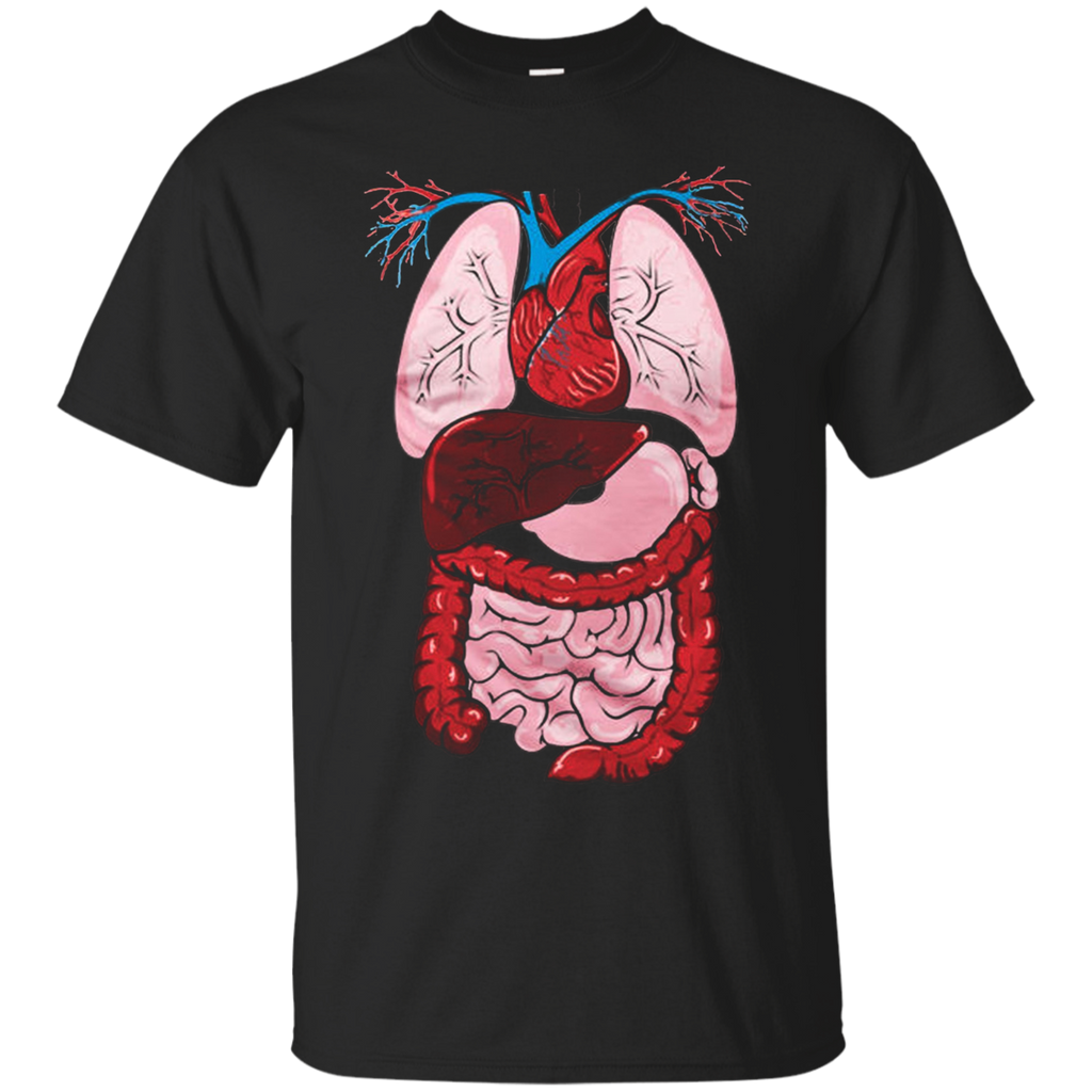 Inside My Human Body Internal Organ Diagram Anatomy T-shirt