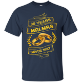 30th Wedding Anniversary Tshirt Mr&mrs Gifts For Couples_black