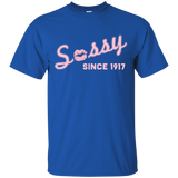 Sassy Since 1917 T-Shirt 100 Yrs old 100th Birthday Gift_Black