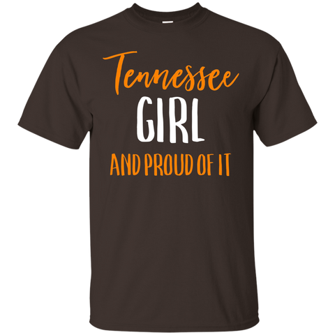 Tennessee Girl and Proud of It Womens Football Vintage Shirt_Black
