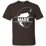 Mark Fishing Name Pocket T-shirt First Name Monogram_black=