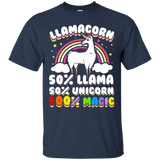 Llamacorn Shirt - Funny Unicorn Llama Shirt - 100% Magic