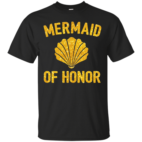 Mermaid Of Honor T-Shirt_Black