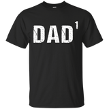 Mens Father's Day Shirt Dad To The First Power Shirt_black=