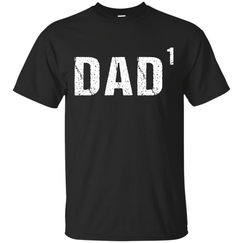 Mens Father's Day Shirt Dad To The First Power Shirt_black=