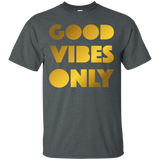 Good Vibes Only Reggae Rasta T Shirt Peace One Love Tee_black