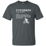 Cycopath Funny Bicycle Cyclist T-shirt Gift_black=