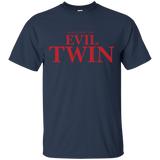 Here Comes The Evil Twin T-shirt Funny Twin Tee, Funny Twins_black=