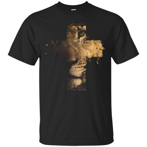 Lion Cross Christian Faith T Shirt