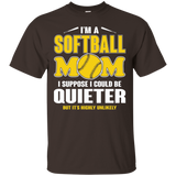 I'm A Softball Mom T Shirt, Cool Mom T Shirt, Mother T Shirt