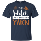 This Witch Can Be Bribed With Yarn T-Shirt_Black