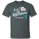 It's My Birthday I'm Turning 9 T-shirt 9th Astronaut Kids