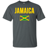 Jamaica T-shirt Jamaican National Country Flag Tee Carribean