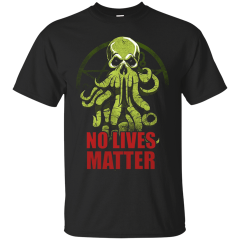 Cthulhu No Lives Matter T-shirt_black