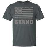 I Stand For The Flag Anthem Patriotic Flag T-shirt_black