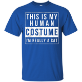 I'm Really A Cat Costume Halloween Shirt Funny Gift