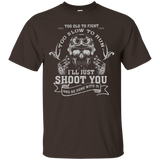 Cool Birthday T-shirt For Grandpa. Best Gift For Gun Lover._black