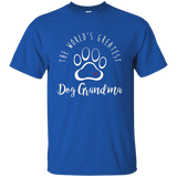 The World's Greatest Dog Grandma T Shirt, I Love My Dog Gift_Black