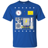 Robot Costume Halloween T-Shirt For Robot Fans, Men, Kids_Black