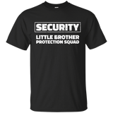Security Little Brother Protection Squad T Shirt_Black