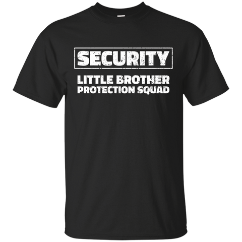 Security Little Brother Protection Squad T Shirt_Black